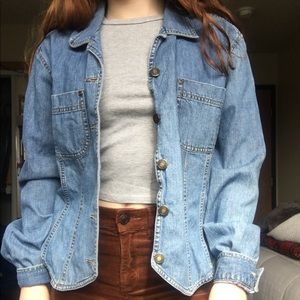 Liz Claiborne Jean Jacket L